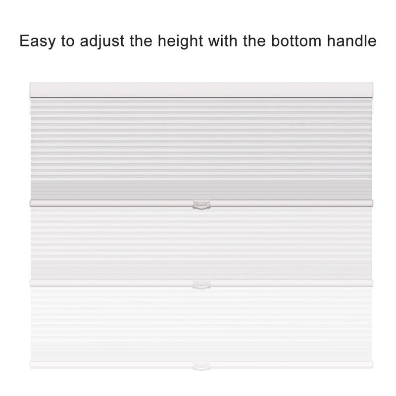 SUNFREE Cellular Shades Cordless Light Filtering Blinds Honeycomb Window Shades for Bedroom, Blinds for Window and Door, Home and Office, White, 24" W x 36" H SUNFREE - Image 4